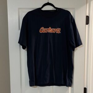 Carhartt Work in Progress Men's Dark Blue Graphic Tee